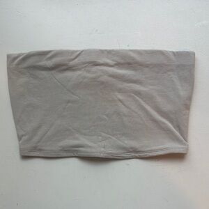 Divided Tan Tube Top